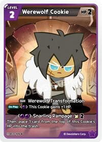 Werewolf Cookie - Age of Heroes and Kingdoms - CookieRun: Braverse TCG card