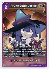 Prune Juice Cookie - Age of Heroes and Kingdoms - CookieRun: Braverse TCG card
