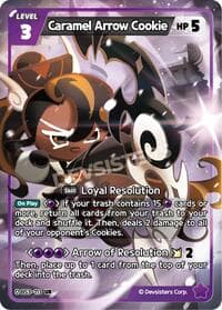 Caramel Arrow Cookie - Age of Heroes and Kingdoms - CookieRun: Braverse TCG card