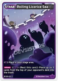 Roiling Licorice Sea - Age of Heroes and Kingdoms - CookieRun: Braverse TCG card