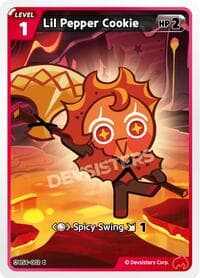 Lil Pepper Cookie - Age of Heroes and Kingdoms - CookieRun: Braverse TCG card