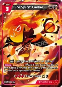 Fire Spirit Cookie - Age of Heroes and Kingdoms - CookieRun: Braverse TCG card