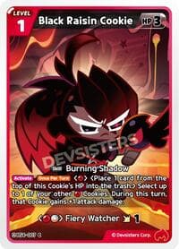 Black Raisin Cookie (007) - Age of Heroes and Kingdoms - CookieRun: Braverse TCG card