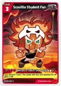 Scovillia Student Fan - Age of Heroes and Kingdoms - CookieRun: Braverse TCG card