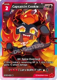 Capsaicin Cookie (012) - Age of Heroes and Kingdoms - CookieRun: Braverse TCG card