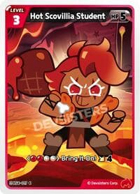 Hot Scovillia Student - Age of Heroes and Kingdoms - CookieRun: Braverse TCG card