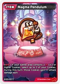 Magma Pendulum - Age of Heroes and Kingdoms - CookieRun: Braverse TCG card