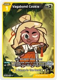 Vagabond Cookie - Age of Heroes and Kingdoms - CookieRun: Braverse TCG card