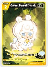 Cream Ferret Cookie - Age of Heroes and Kingdoms - CookieRun: Braverse TCG card