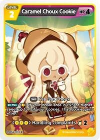 Caramel Choux Cookie - Age of Heroes and Kingdoms - CookieRun: Braverse TCG card