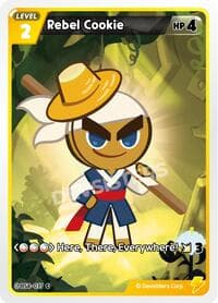 Rebel Cookie - Age of Heroes and Kingdoms - CookieRun: Braverse TCG card