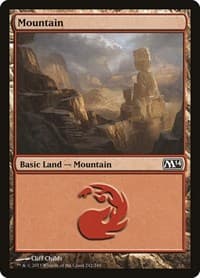 Mountain (242) - Magic 2014 (M14) - Magic: The Gathering card