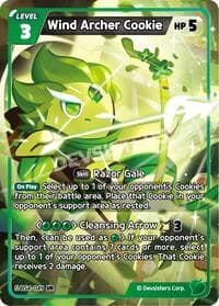 Wind Archer Cookie - Age of Heroes and Kingdoms - CookieRun: Braverse TCG card
