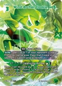 Wind Archer Cookie (SUR) - Age of Heroes and Kingdoms - CookieRun: Braverse TCG card