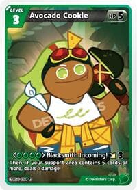 Avocado Cookie (054) - Age of Heroes and Kingdoms - CookieRun: Braverse TCG card