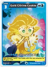 Gold Citrine Cookie - Age of Heroes and Kingdoms - CookieRun: Braverse TCG card