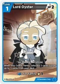 Lord Oyster - Age of Heroes and Kingdoms - CookieRun: Braverse TCG card