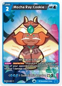 Mocha Ray Cookie - Age of Heroes and Kingdoms - CookieRun: Braverse TCG card