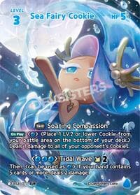 Sea Fairy Cookie (SUR) - Age of Heroes and Kingdoms - CookieRun: Braverse TCG card