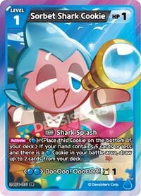 Sorbet Shark Cookie - Age of Heroes and Kingdoms - CookieRun: Braverse TCG card