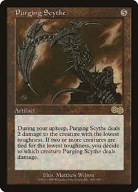 Purging Scythe - Urza's Saga - Magic: The Gathering card