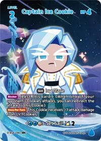 Captain Ice Cookie (SEC) - Age of Heroes and Kingdoms - CookieRun: Braverse TCG card