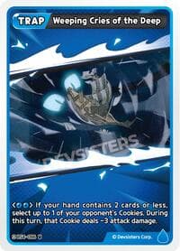 Weeping Cries of the Deep - Age of Heroes and Kingdoms - CookieRun: Braverse TCG card