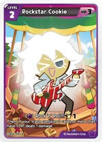 Rockstar Cookie - Age of Heroes and Kingdoms - CookieRun: Braverse TCG card