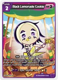 Black Lemonade Cookie - Age of Heroes and Kingdoms - CookieRun: Braverse TCG card