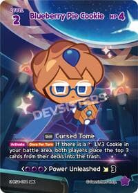 Blueberry Pie Cookie (SEC) - Age of Heroes and Kingdoms - CookieRun: Braverse TCG card