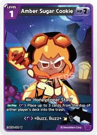 Amber Sugar Cookie - Age of Heroes and Kingdoms - CookieRun: Braverse TCG card