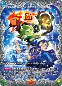 Cookies of Legend (EXR) - Age of Heroes and Kingdoms - CookieRun: Braverse TCG card