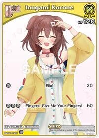 Inugami Korone (C) (hBP03-061) - Ayakashi Vermilion - Hololive card