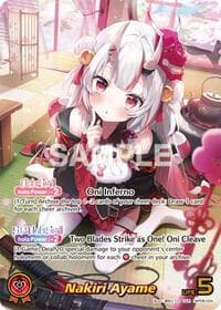 Nakiri Ayame (OUR) - Ayakashi Vermilion - Hololive card