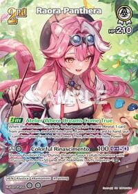 Raora Panthera (SR) (hBP06-014) - Ayakashi Vermilion - Hololive card