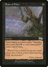 Rain of Filth - Urza's Saga - Magic: The Gathering card