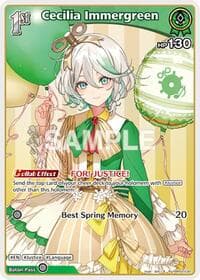 Cecilia Immergreen (R) - Ayakashi Vermilion - Hololive card