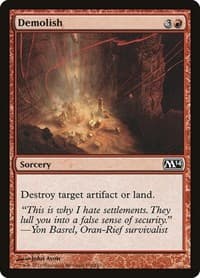 Demolish - Magic 2014 (M14) - Magic: The Gathering card