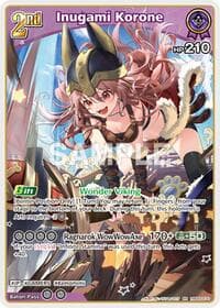 Inugami Korone (RR) - Ayakashi Vermilion - Hololive card