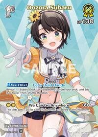 Oozora Subaru (SR) (hBP06-080) - Ayakashi Vermilion - Hololive card