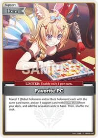 Favorite PC (U) - Ayakashi Vermilion - Hololive card