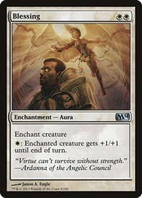 Blessing - Magic 2014 (M14) - Magic: The Gathering card