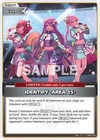 IDENTIFY -AREA 15- (U) - Ayakashi Vermilion - Hololive card
