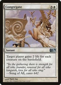 Congregate - Magic 2014 (M14) - Magic: The Gathering card
