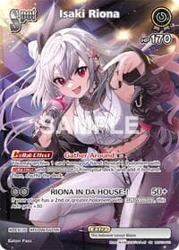 Isaki Riona (SR) (hSD10-010) - Ayakashi Vermilion - Hololive card