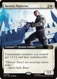 Bastion Protector (Extended Art) - Commander: Marvel Super Heroes - Magic: The Gathering card