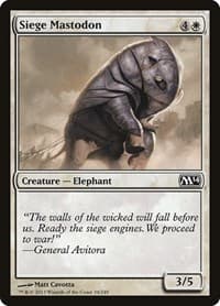 Siege Mastodon - Magic 2014 (M14) - Magic: The Gathering card