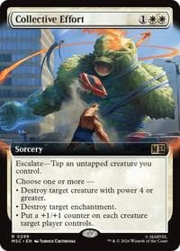 Collective Effort (Extended Art) - Commander: Marvel Super Heroes - Magic: The Gathering card