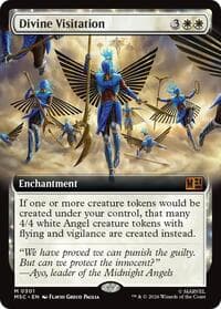 Divine Visitation (Extended Art) - Commander: Marvel Super Heroes - Magic: The Gathering card