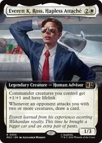 Everett K. Ross, Hapless Attache (Extended Art) - Commander: Marvel Super Heroes - Magic: The Gathering card